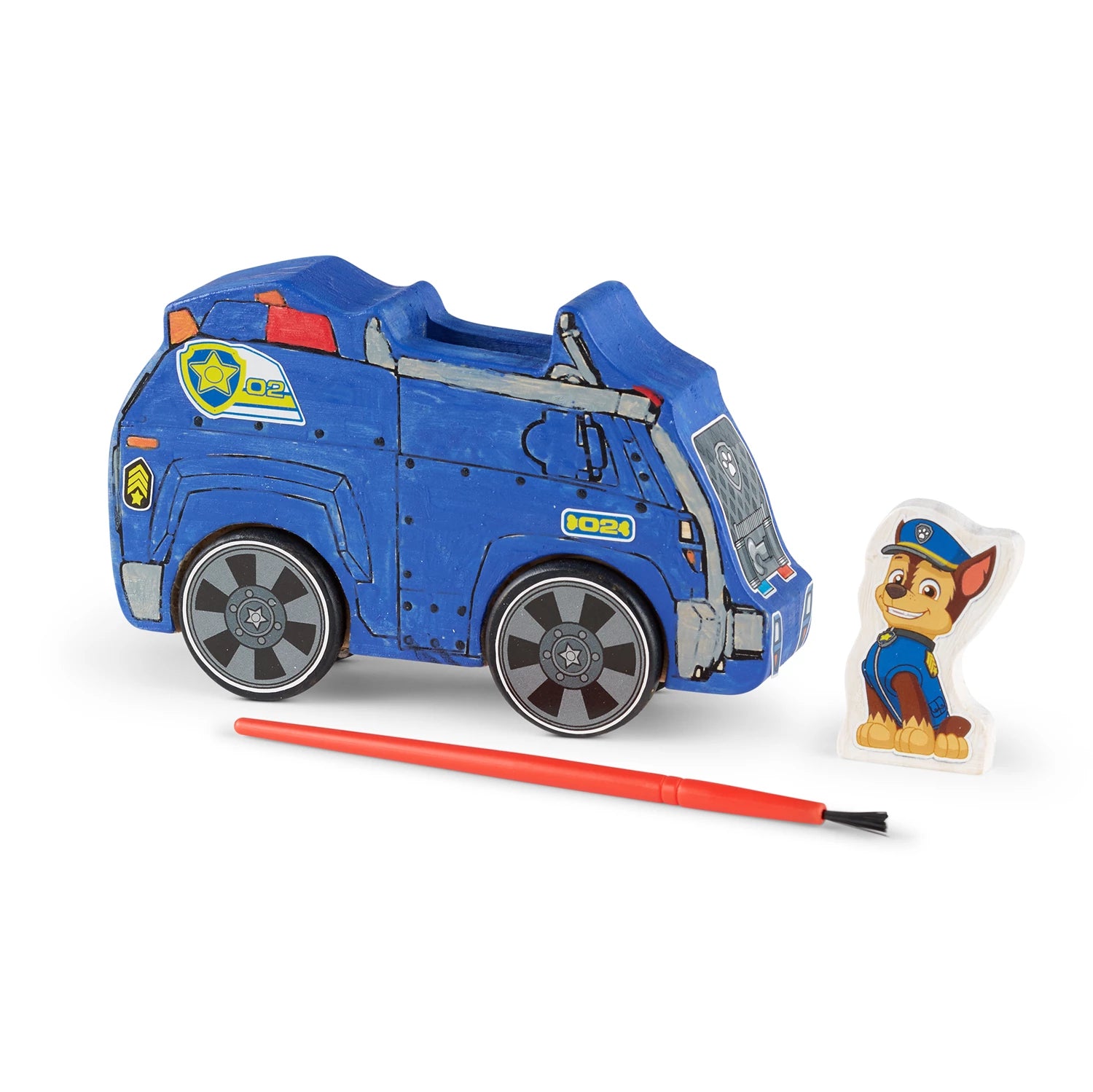 PAW PATROL 3 VEH BOIS A MONTER ET DECORER (FR-DE-EN-ES)