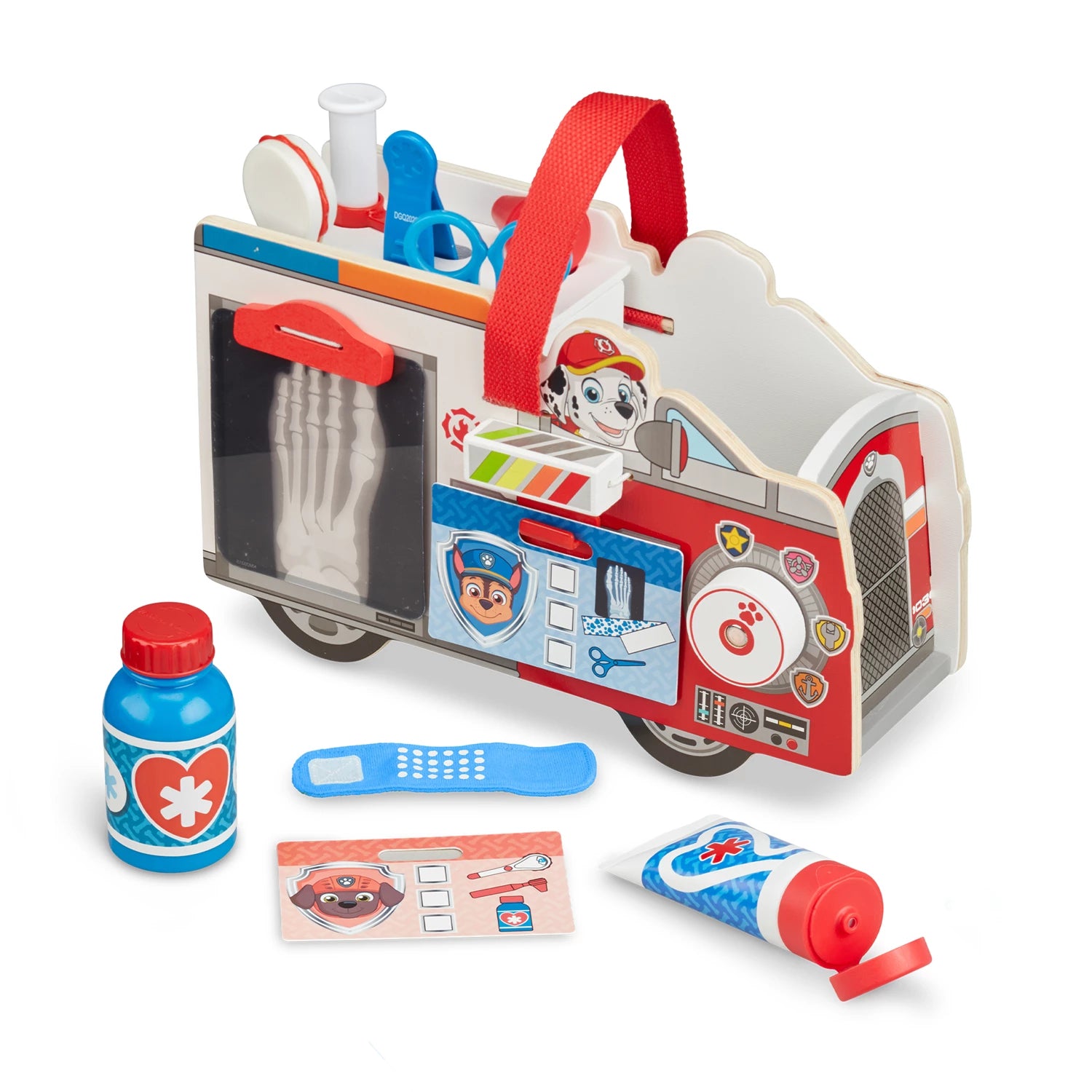 PAW PATROL CAMION VETERINAIRE + ACC (FR-DE-EN-ES)