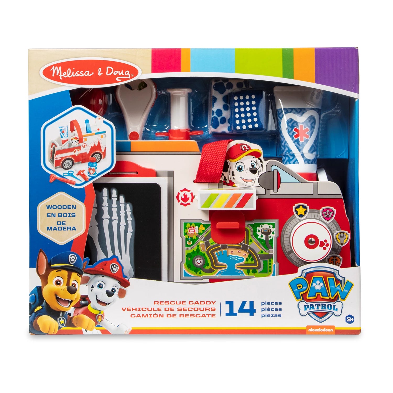 PAW PATROL CAMION VETERINAIRE + ACC (FR-DE-EN-ES)