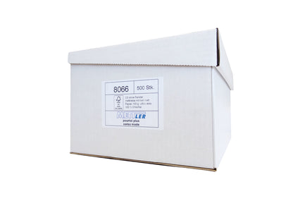 METTLER Couvert ohne Fenster C5 8066 100g,ultraweiss,Kleber 500 St.