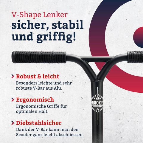 Motion Freestyle Scooter | Rookie Pro | Schwarz-weiss