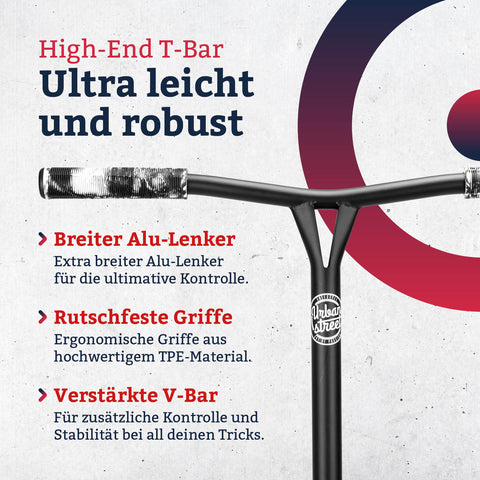 Motion Freestyle Scooter | Urban Extreme | Schwarz-weiss