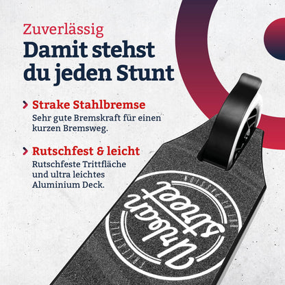Motion Freestyle Scooter | Urban Extreme | Schwarz-weiss