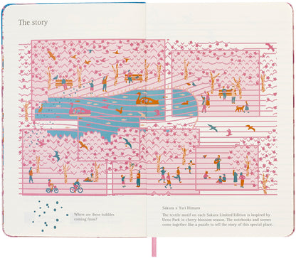 MOLESKINE Notizbuch SAKURA 13x21cm 56598851434 rosa, liniert, 240 Blatt, HC