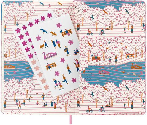 MOLESKINE Notizbuch SAKURA 13x21cm 56598851434 rosa, liniert, 240 Blatt, HC