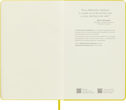 MOLESKINE Notizbuch Color 13x21cm 56598853049 gelb, liniert, 192 Blatt, HC