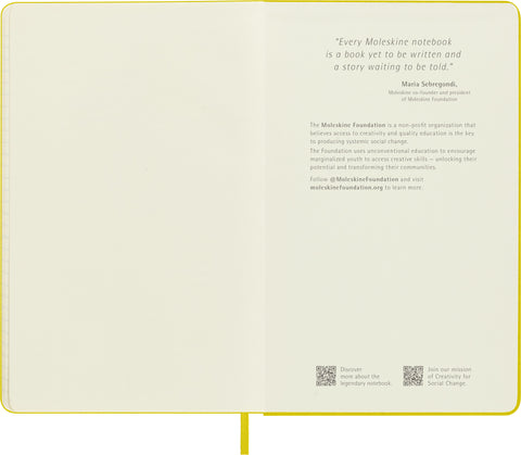MOLESKINE Notizbuch Color 13x21cm 56598853049 gelb, liniert, 192 Blatt, HC