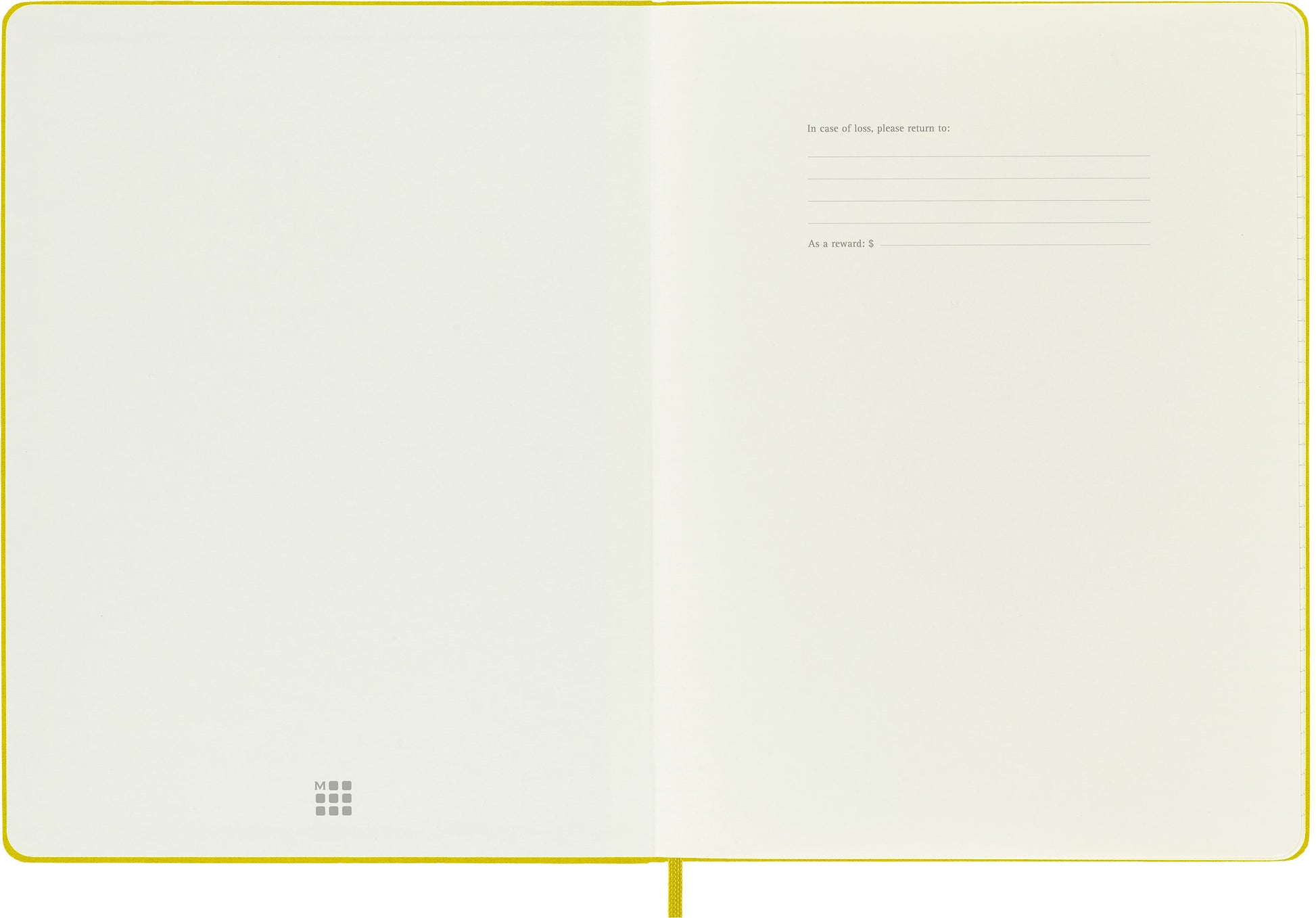 MOLESKINE Notizbuch Color 25x19cm 56598853056 gelb, liniert, 192 Blatt, HC