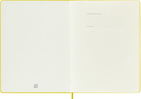 MOLESKINE Notizbuch Color 25x19cm 56598853056 gelb, liniert, 192 Blatt, HC