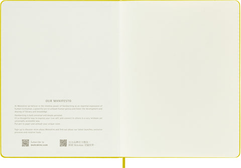 MOLESKINE Notizbuch Color 25x19cm 56598853056 gelb, liniert, 192 Blatt, HC