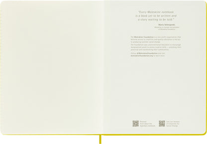 MOLESKINE Notizbuch Color 25x19cm 56598853056 gelb, liniert, 192 Blatt, HC