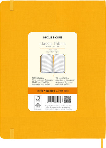 MOLESKINE Notizbuch Color 25x19cm 56598853087 orange, liniert, 240 Blatt