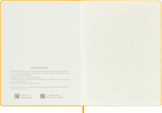 MOLESKINE Notizbuch Color 25x19cm 56598853087 orange, liniert, 240 Blatt