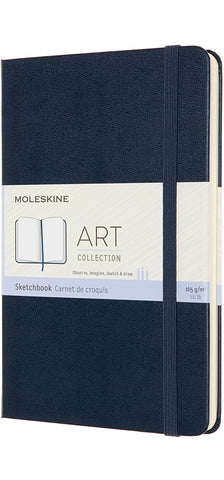 MOLESKINE Skizzenbuch HC 18.2x11.8cm 603104 Medium, saphir, 88 Seiten