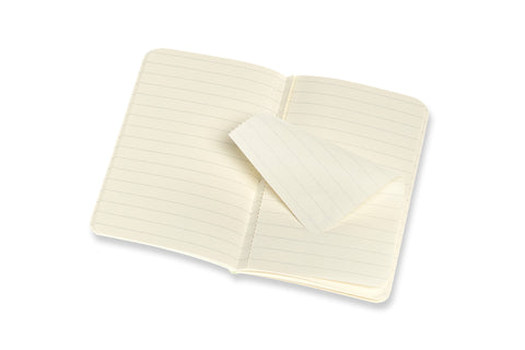 MOLESKINE Notizheft 2x 10.5x6.5cm 620480 liniert, korall/marine, 56 S.