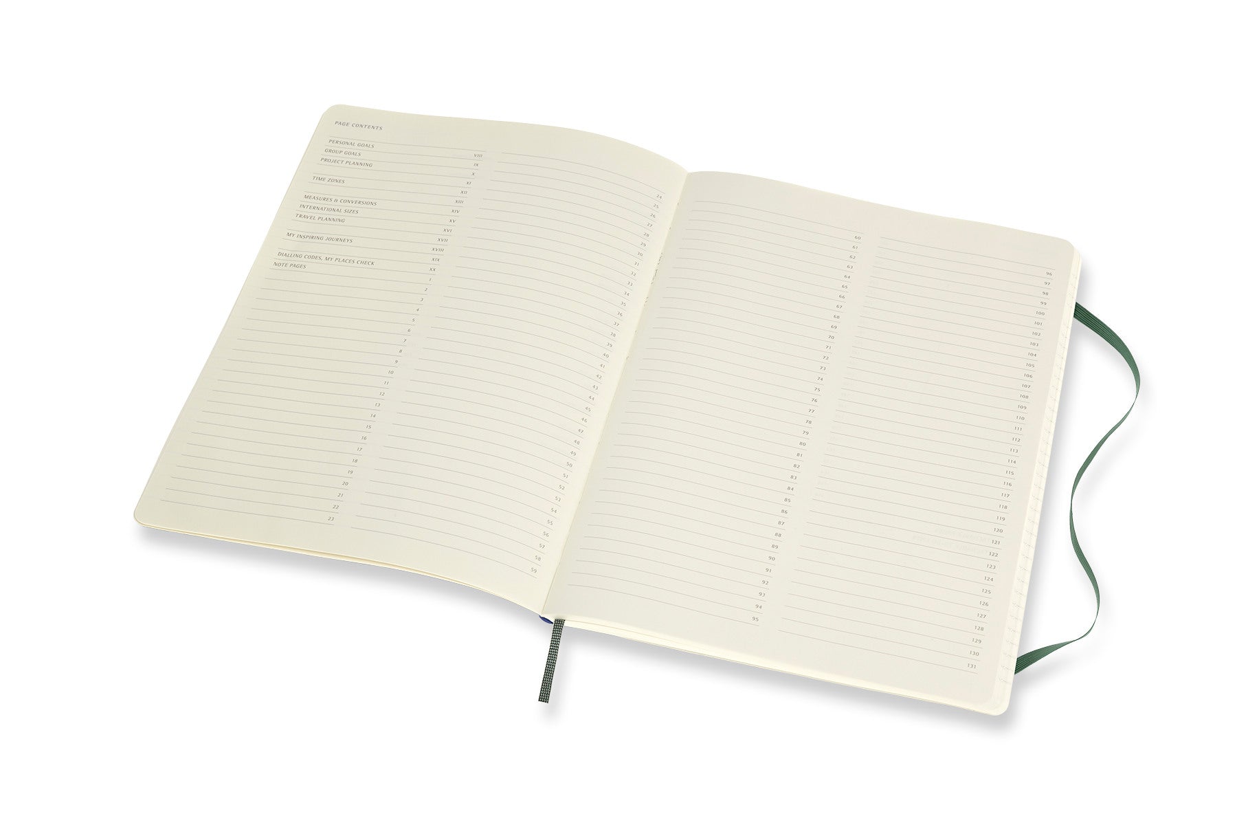 MOLESKINE Notizbuch Pro 25x1,3x19cm 620848 waldgrün, 192 Seiten