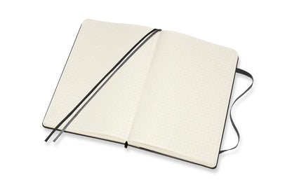 MOLESKINE Notizbuch HC L/A5 628011 kariert, schwarz, 400 Seiten