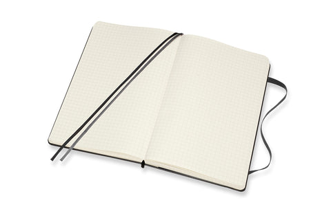 MOLESKINE Notizbuch HC L/A5 628011 kariert, schwarz, 400 Seiten