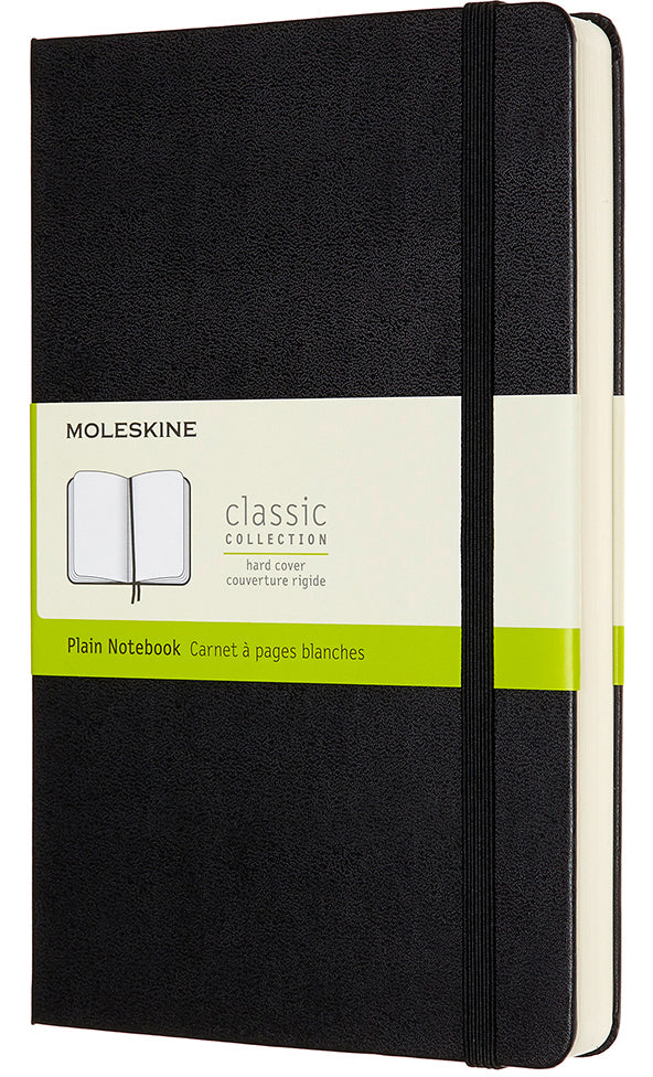 MOLESKINE Notizbuch HC L/A5 628028 blanko, schwarz, 400 Seiten