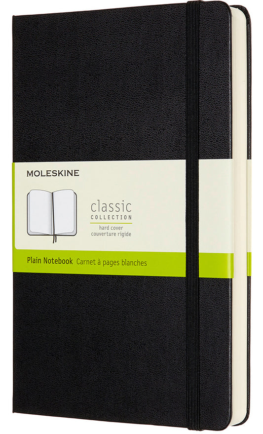MOLESKINE Notizbuch HC L/A5 628028 blanko, schwarz, 400 Seiten