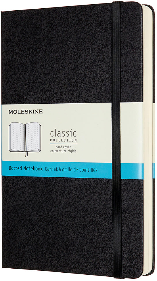 MOLESKINE Notizbuch HC L/A5 628035 gepunktet, schwarz,400 Seiten