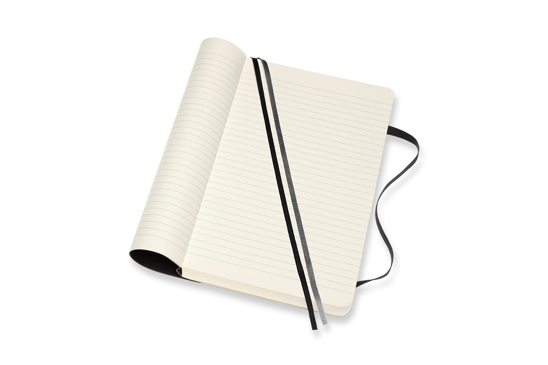 MOLESKINE Notizbuch SC L/A5 628042 liniert, schwarz, 400 Seiten