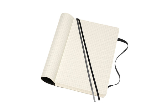 MOLESKINE Notizbuch SC L/A5 628059 kariert, schwarz, 400 Seiten