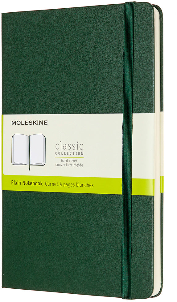 MOLESKINE Notizbuch HC L/A5 629070 blanko, myrtengrün, 240 S.