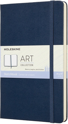 MOLESKINE Skizzenbuch L/A5 715611 165g, HC, Saphir