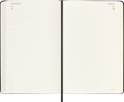 MOLESKINE Tageskalender 25/26 8056999275365 18M HC schwarz 13x21cm