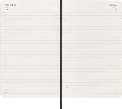 MOLESKINE Tageskalender 25/26 8056999275372 18M SC schwarz 13x21cm