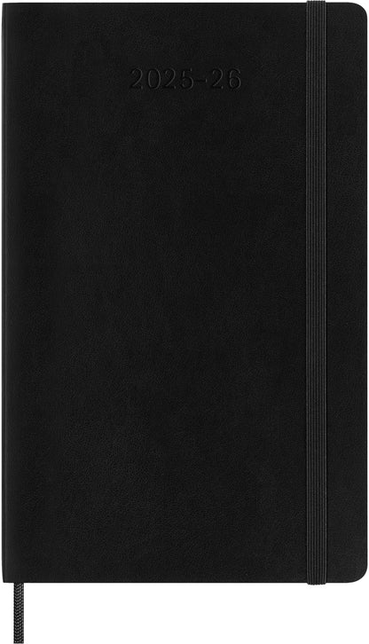 MOLESKINE Tageskalender 25/26 8056999275372 18M SC schwarz 13x21cm