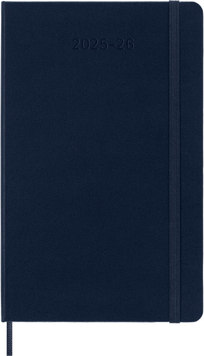MOLESKINE Wochen-Notizkalender 25/26 8056999275389 18M liniert HC saphir 13x21cm