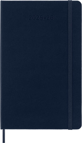MOLESKINE Wochen-Notizkalender 25/26 8056999275389 18M liniert HC saphir 13x21cm