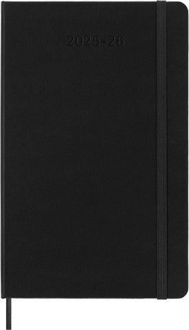MOLESKINE Wochen-Notizkalender 25/26 8056999275396 18M liniert HC schwarz 13x21cm