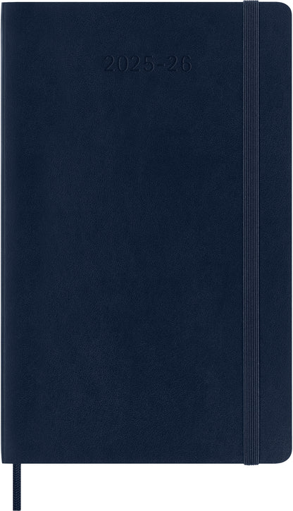 MOLESKINE Wochen-Notizkalender 25/26 8056999275419 18M liniert SC saphir 13x21cm