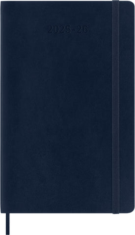 MOLESKINE Wochen-Notizkalender 25/26 8056999275419 18M liniert SC saphir 13x21cm