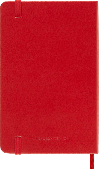MOLESKINE Wochen-Notizkalender 25/26 8056999275457 18M liniert HC rot 9x14cm