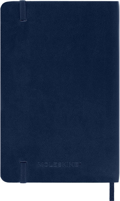 MOLESKINE Wochen-Notizkalender 25/26 8056999275464 18M liniert SC saphir 9x14cm