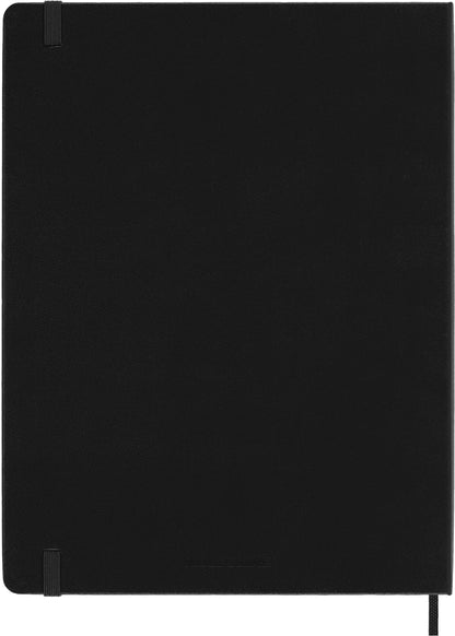 MOLESKINE Wochen-Notizkalender 25/26 8056999275488 18M liniert HC schwarz 19x25cm