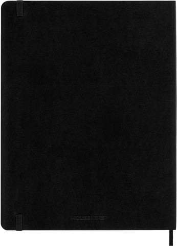 MOLESKINE Wochen-Notizkalender 25/26 8056999275495 18M liniert SC schwarz 19x25cm