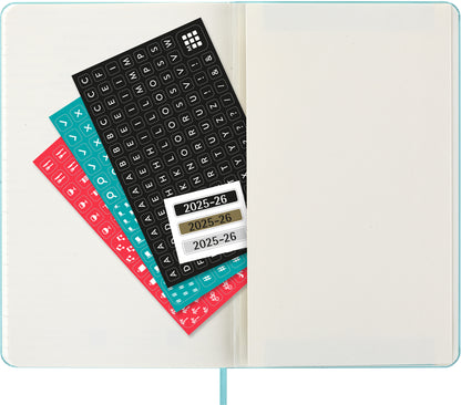 MOLESKINE Wochen-Notizkalender 25/26 8056999276393 18M liniert HC blau 13x21cm