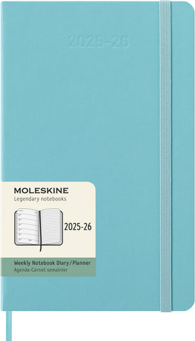 MOLESKINE Wochen-Notizkalender 25/26 8056999276393 18M liniert HC blau 13x21cm