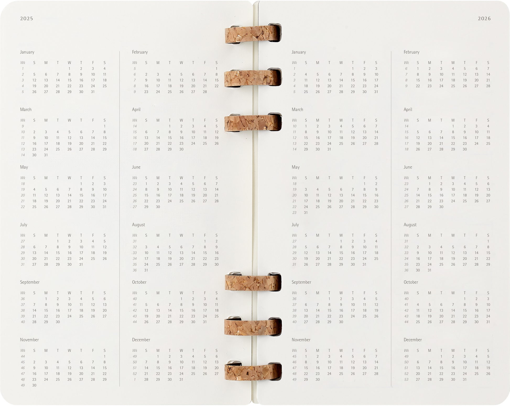 MOLESKINE Studienplaner Spiral 25/26 8056999276492 12M schwarz SC 15x21cm