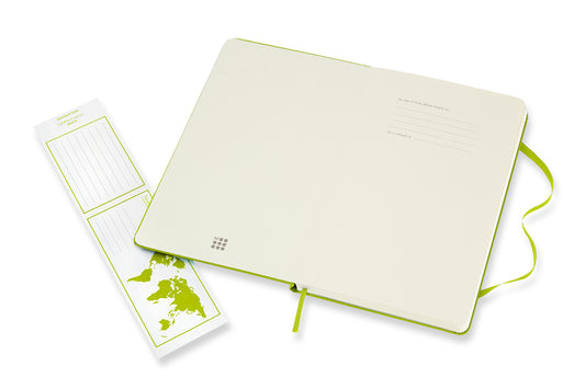 MOLESKINE Notizbuch HC L/A5 850871 liniert,limetten grün,208 S.