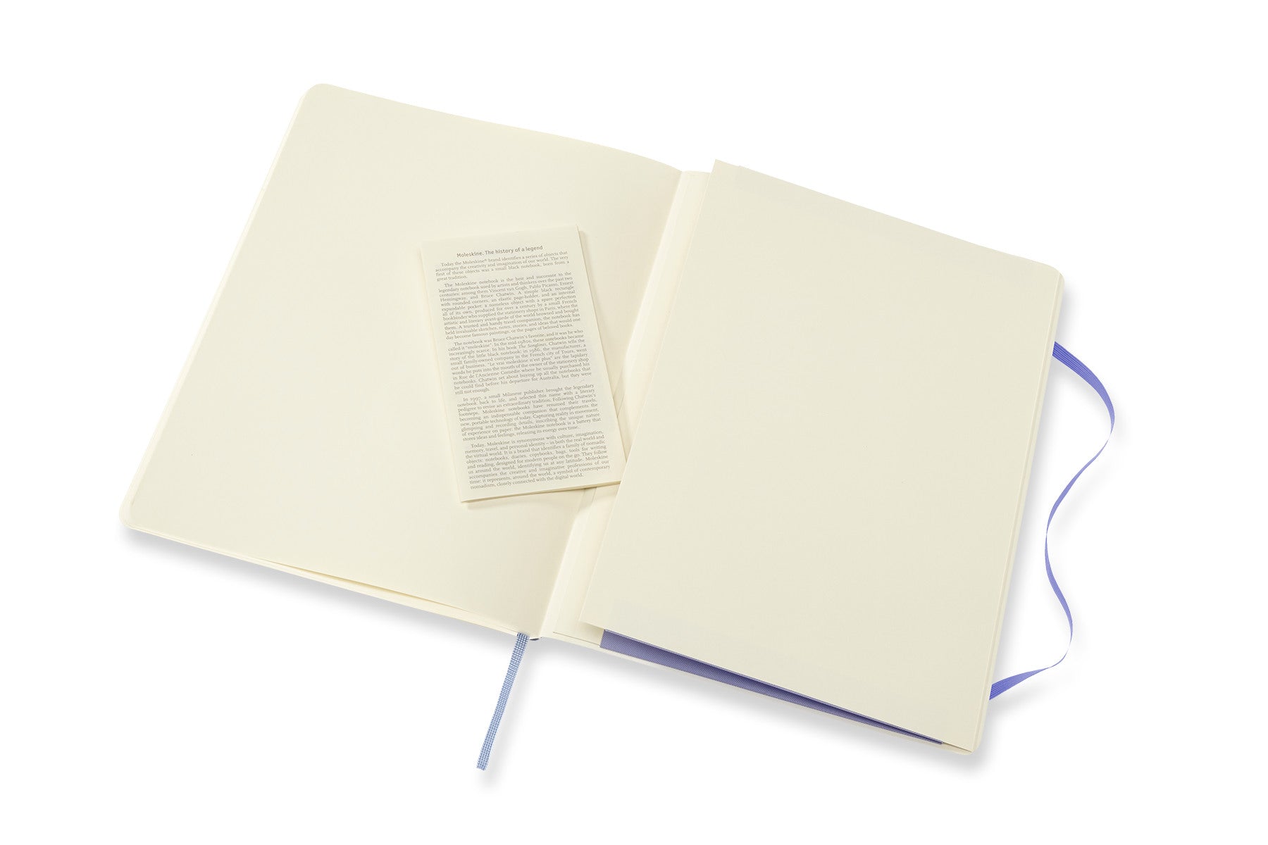 MOLESKINE Notizbuch HC XL 850963 blanko,hortensienblau,192 S.