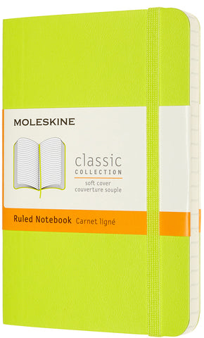 MOLESKINE Notizbuch SC Pocket/A6 850970 liniert,limetten grün,192 S.