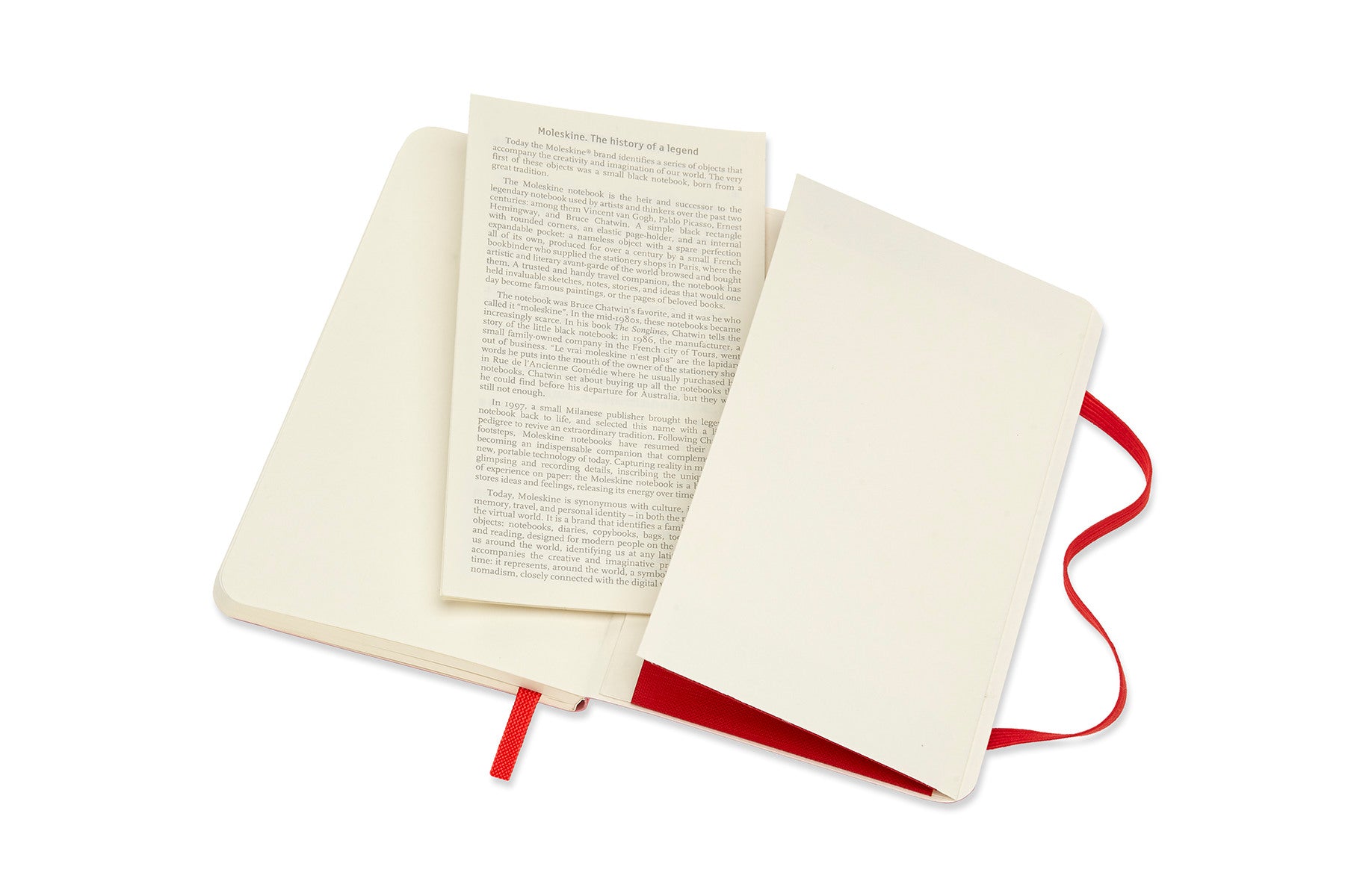 MOLESKINE Notizbuch P/A6 854597 Liniert,SoftCover,Scharlach