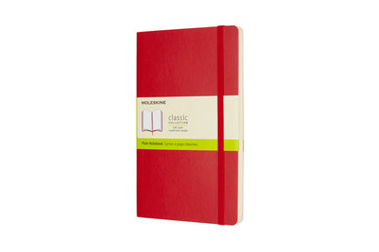 MOLESKINE Notizbuch L/A5 854658 Blanko,Soft Cover,Scharlach