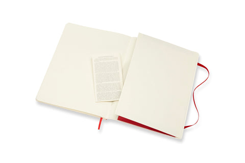 MOLESKINE Notizbuch XL 854696 Blanko,Soft Cover,Scharlach